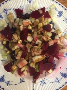 Image of fennel and beet salad