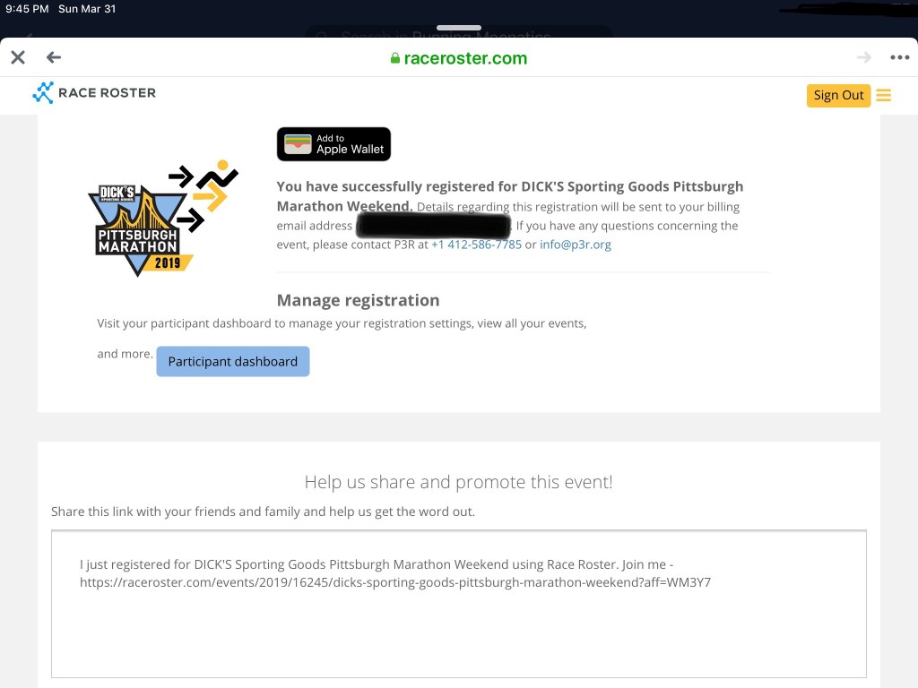 It’s official, I’m in the marathon&nbsp;relay