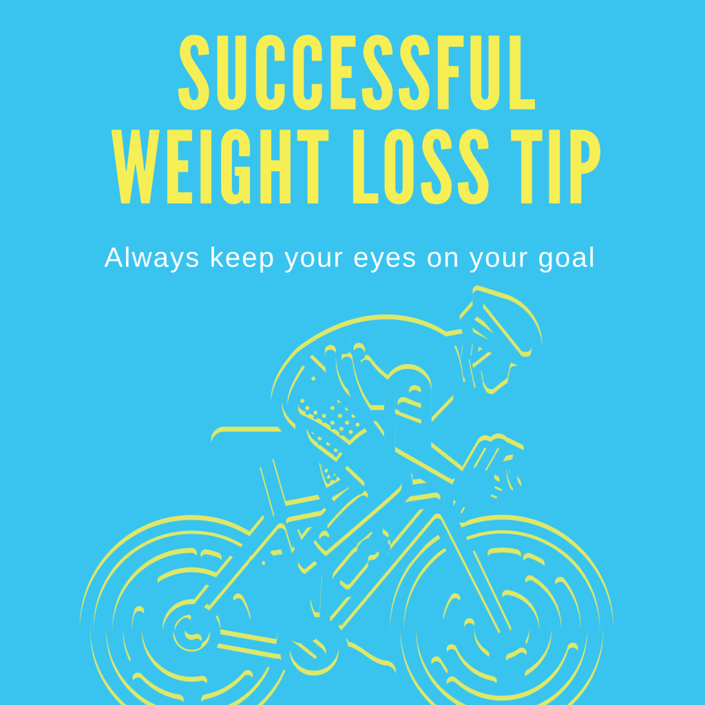 Successful Weight Loss Tip –   Always keep your eyes on your&nbsp;goal