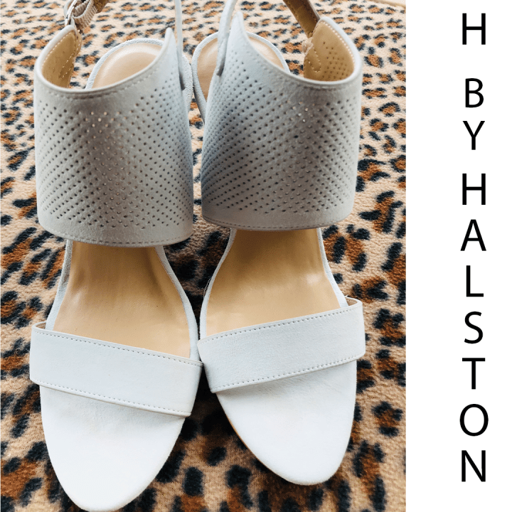halston wedge sandals