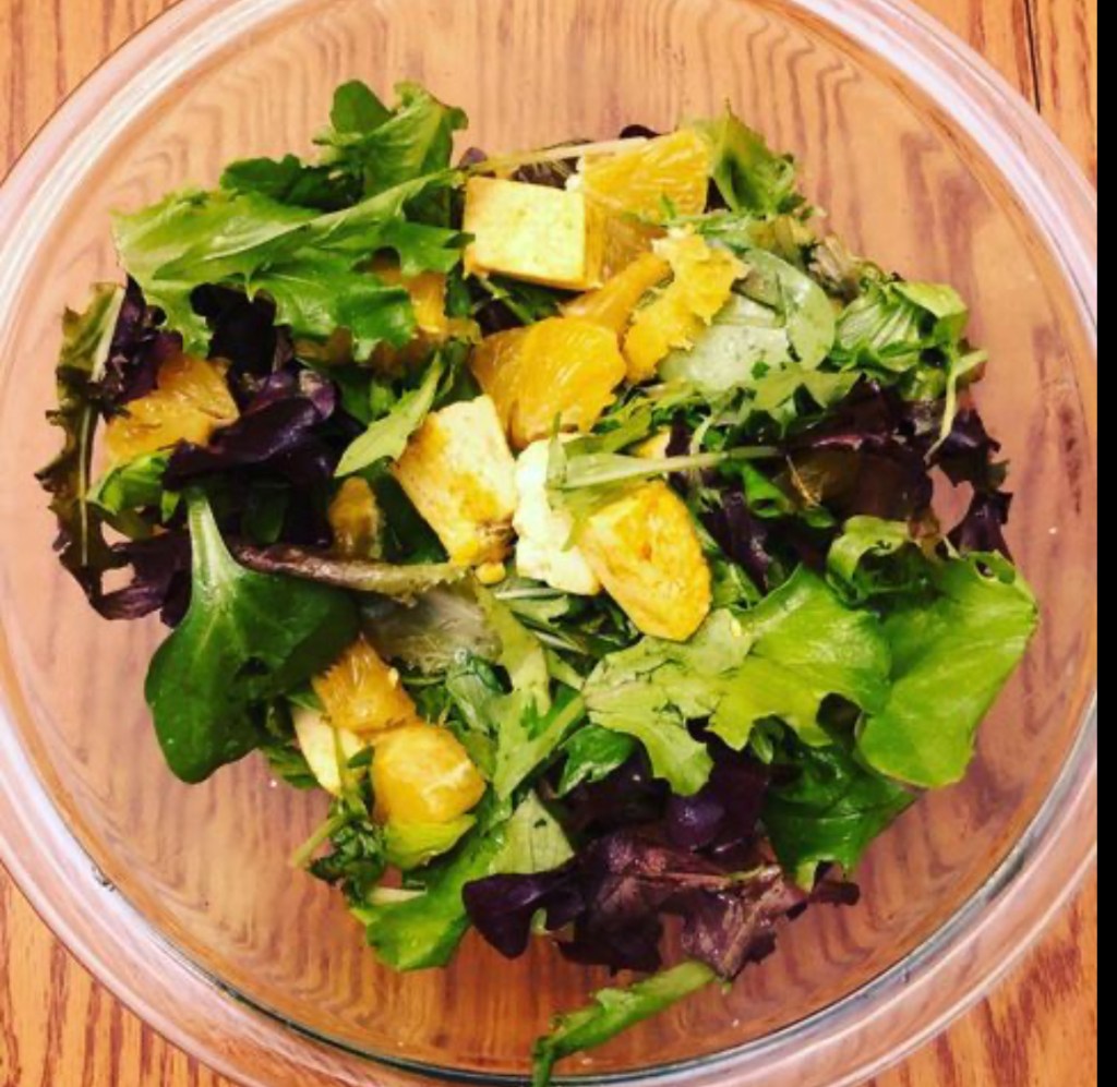 Curry Tofu Orange Salad In 15&nbsp;Minutes